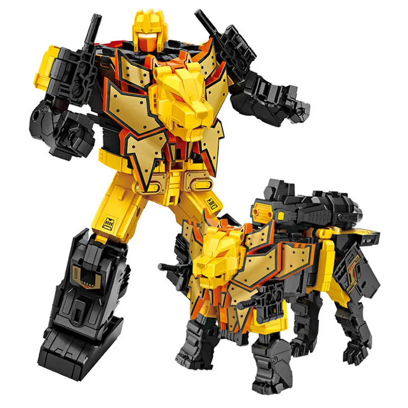 Wei jiang Новинка 5 в 1 экшн фигурка Predaking трансформер Игрушки для мальчиков оверсайз 45