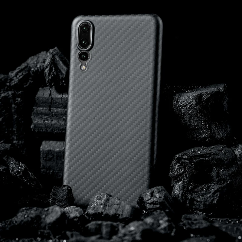 Чехол из углеродного волокна для Huawei P20 Pro матовый чехол P30 P40 Mate 20 30 Ультратонкий