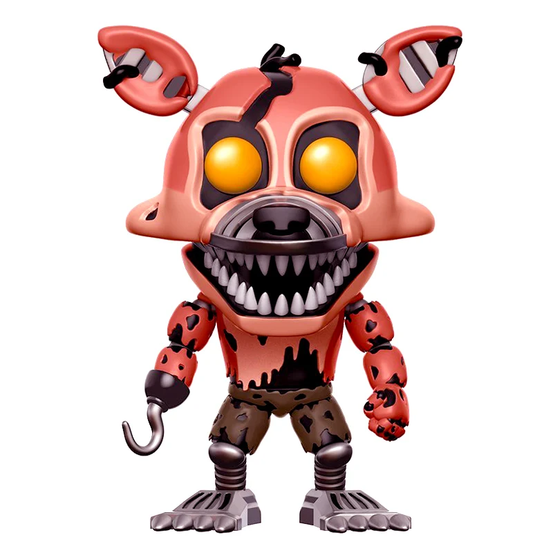 Nightmare Foxy 10 шт. Five Nights At Freddy's Toys ПВХ Фигурки FNAF Бонни и Чика Фокси Funtime Фредди фазмедведь кукла кошмар медведь куклы - Цвет: Nightmare Foxy