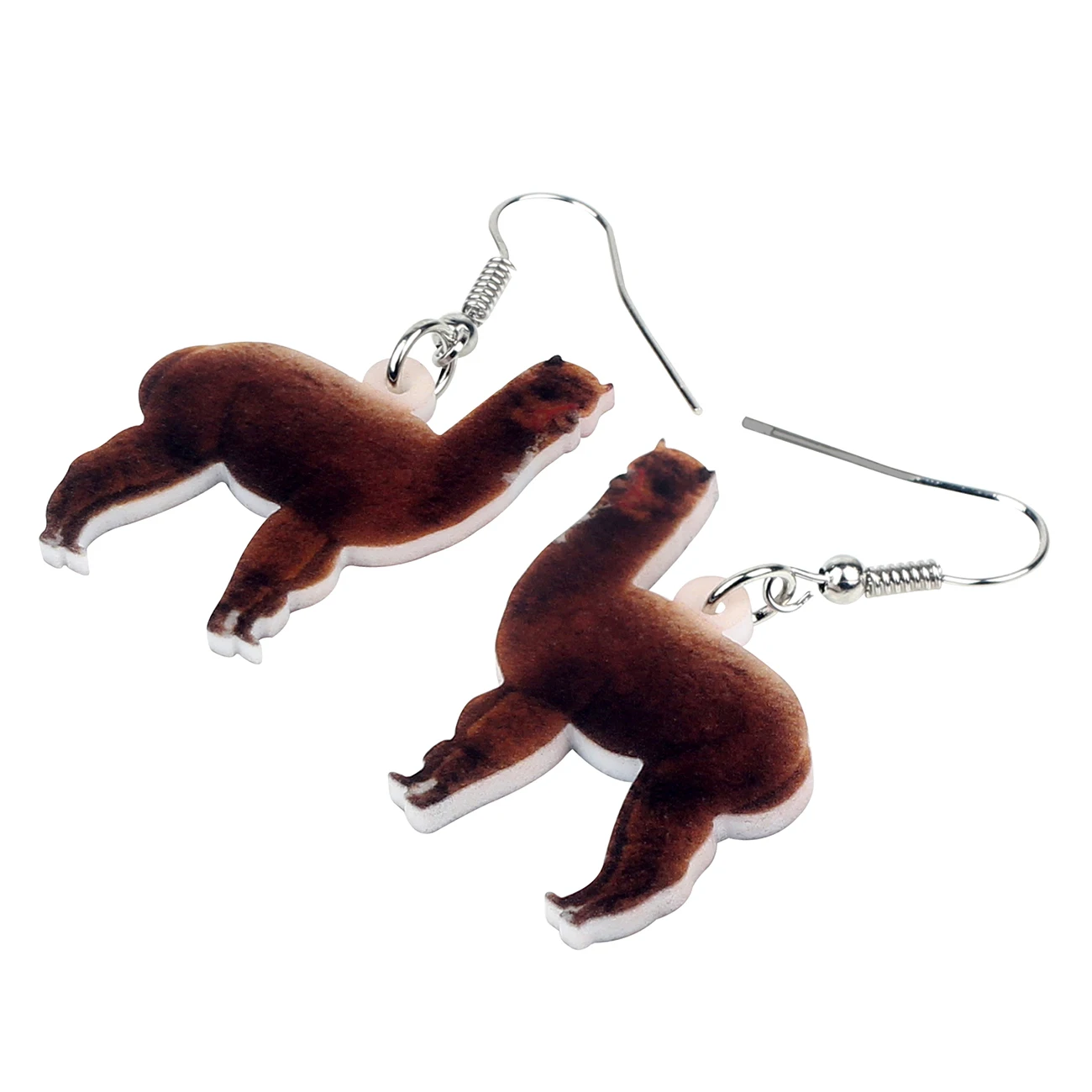 Акриловая Милая лама альпака WEVENI ювелирные изделия в виде животных Южной Америки