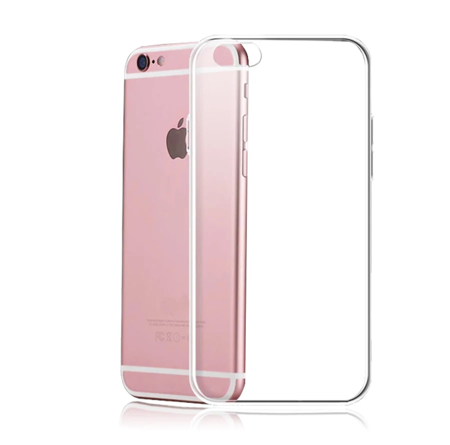 Новинка бесцветные мягкий чехол для iPhone 8 7 6 6s Plus X XS MAX ТПУ кейс Samsung Galaxy прозрачный