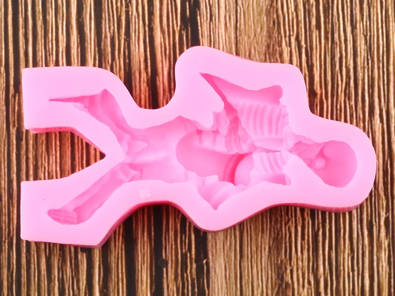 3D Скелет Череп силиконовые формы Хэллоуин DIY украшения торта инструменты помадка для выпечки шоколада смолы Fimo глиняные формы
