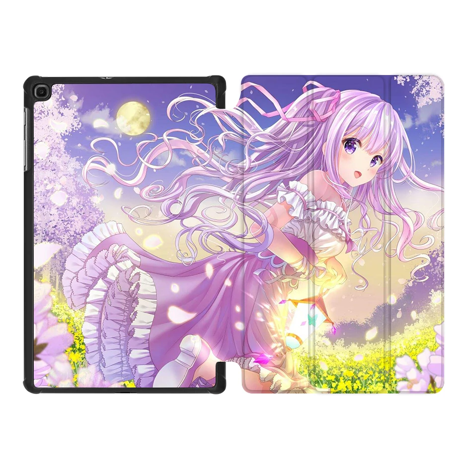SS16 Чехол MTT для samsung Galaxy Tab A, 10,1 дюймов, SM-T510, T515,, выпуск, тонкий, из искусственной кожи, флип-чехол с подставкой, мультяшный чехол для планшета, coque - Цвет: SS16