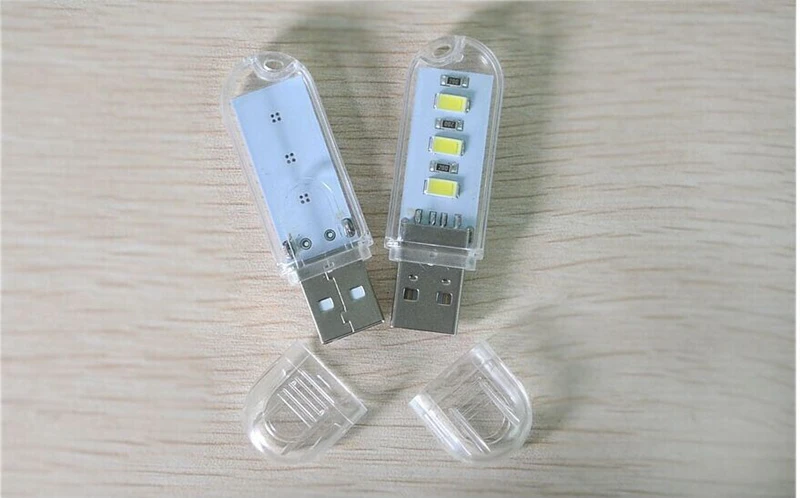Мини USB Светодиодная лампа для книг 3 светодиода 5730 SMD кемпинга ночник лампада ПК