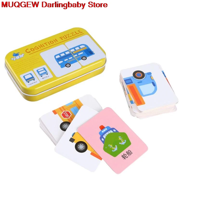 Cognitive English Learning Puzzle Education Toys Literacy Cards Fun Funny Gadgets Novelty Interesting For Children | Игрушки и хобби