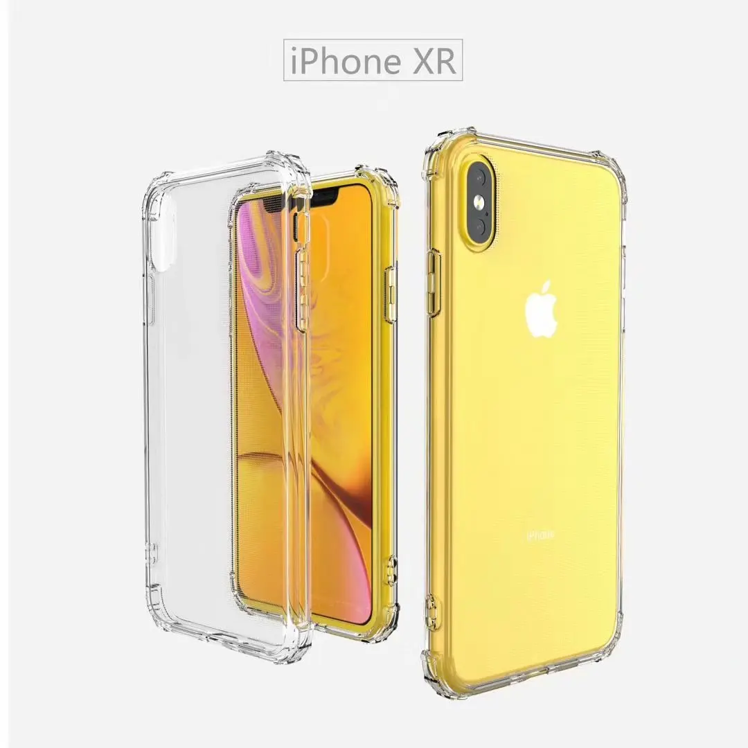Защитный силиконовый чехол из ТПУ для iphone XS Max Мягкий противоударный на 360
