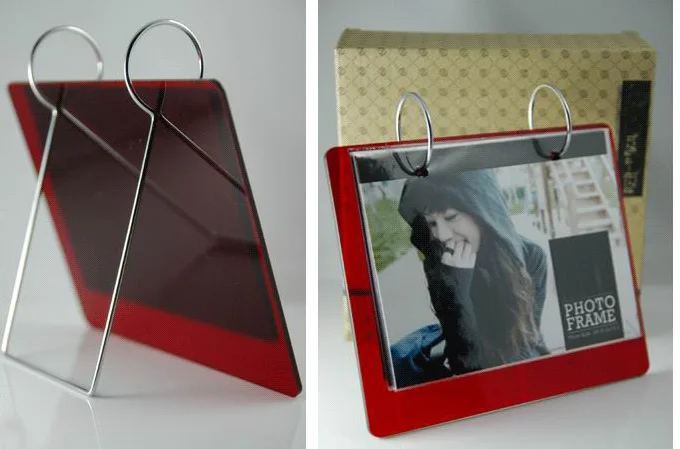 Настольная стойка-календарь Perspex для фотографий, меню или YCD-009 страниц календаря