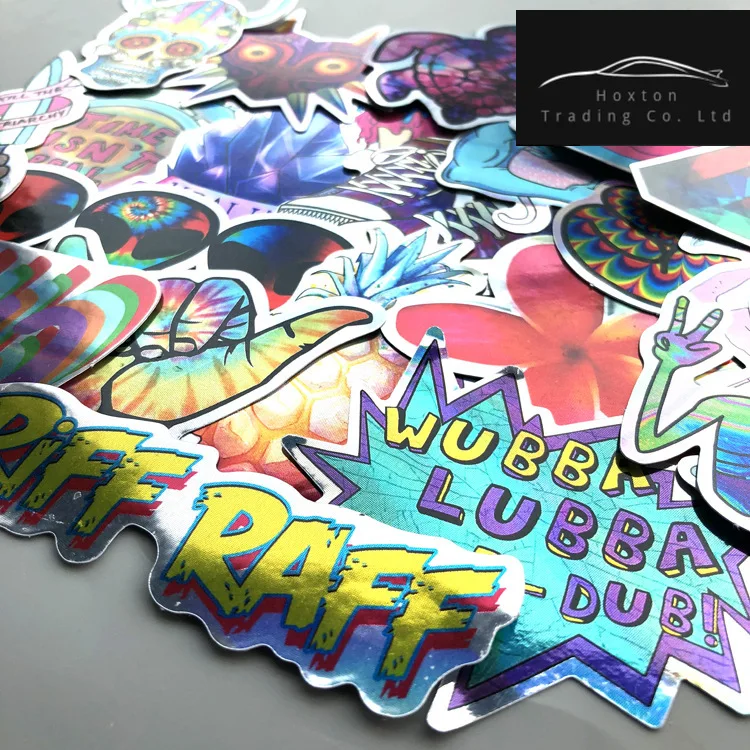 21pcs Colorful style Flamingo Fantastic stickers skateboard decal Notebook trolley case backpack Table PVC car DIY Cool sticker |