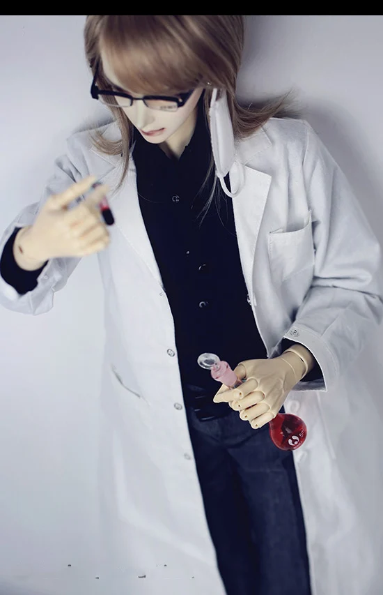 BJD Doll White Doctor Overall Coat for 1/4 MSD 1/3 SD13 SD17 Uncle Clothes Customized CMB5 | Игрушки и хобби