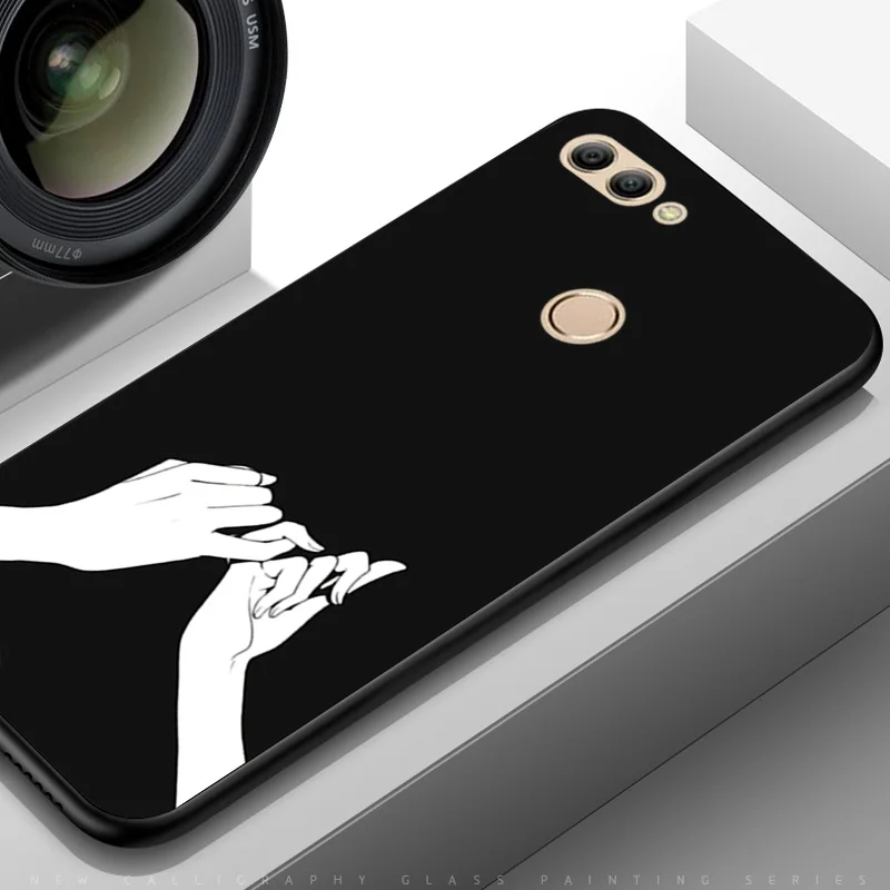 TPUBLK510 Чехол YOUVEI для huawei Y9 Y 9 Чехол черный мягкий ТПУ задняя крышка для huawei Y9 чехол 5,93 дюймов чехол для телефона - Цвет: TPUBLK510