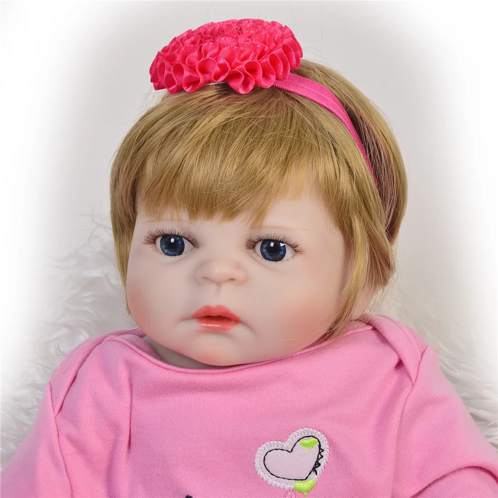 Куклы Bebes reborn menina 19 "48 см силиконовые куклы с полным корпусом реалистичные victoria