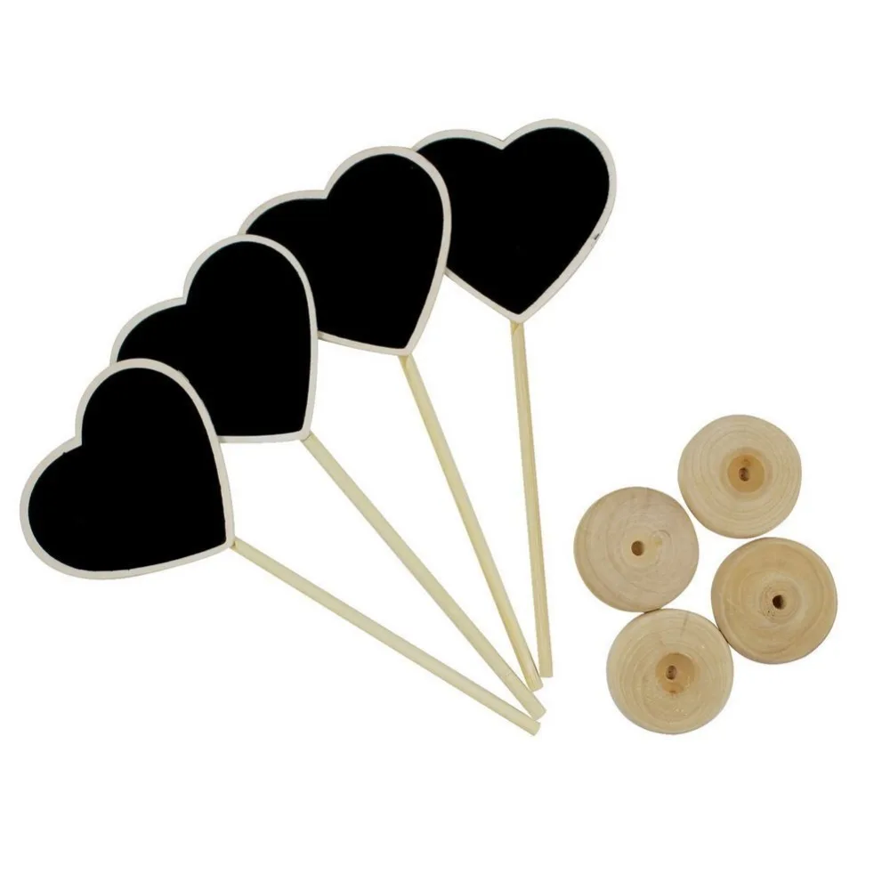 1 шт Мини деревянные доски Доска на палочке стенд держатель номер стола для