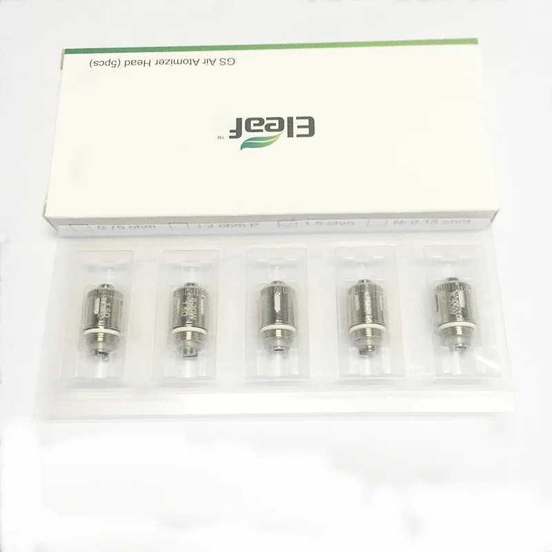 50 шт./лот оригинальная Eleaf GS воздушная катушка Ismoka сменная Ni0.15ohm 1.2ohm 1.5ohm для GS-Air