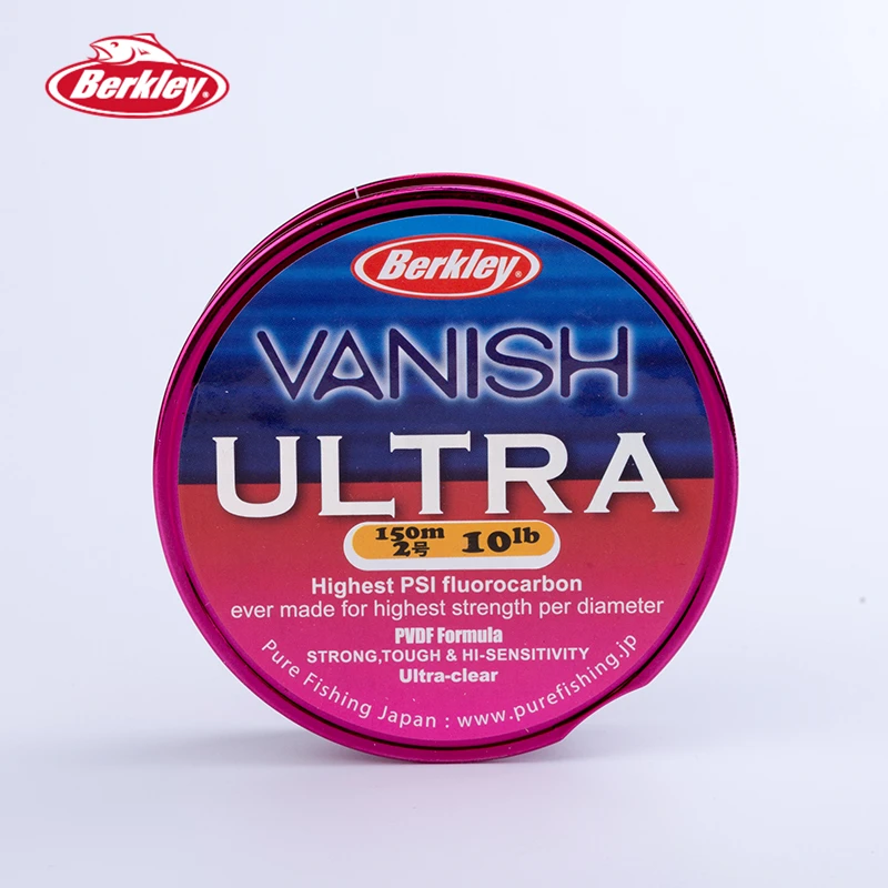 Berkley Vanish Ultr 150 м Фторуглеродные прозрачные лески для ловли карпа гибкие легко литые жесткие Аксессуары для рыбалки 4-14LB