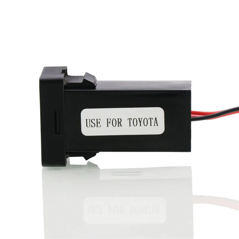 ihens5 Newest Car Interface USB Charger Dual Usb Port with Dual QC 3.0 Fast Charge for TOYOTA Corolla Camry Auris Levin RAV4