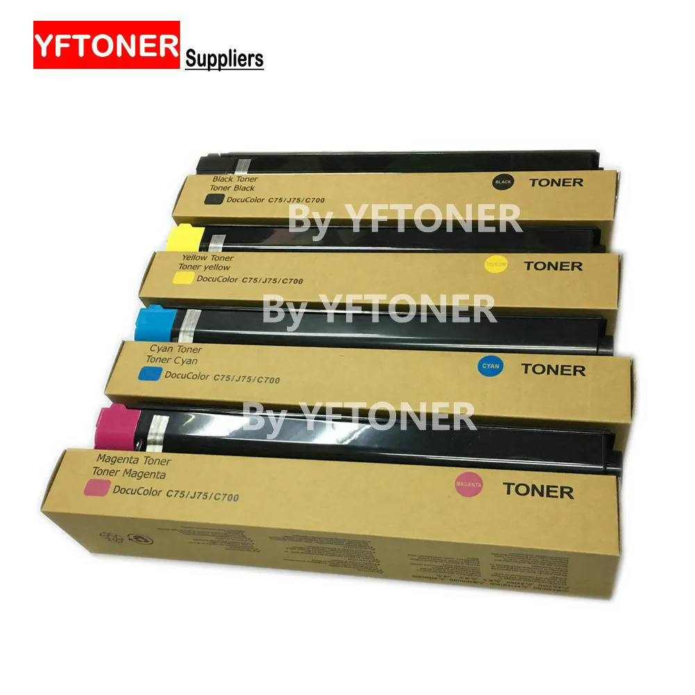 YFTONER тонер-картридж для Xerox 700 700i J75 C75 006R01375 006R01376 006R01377 006R0138 принтер Часть