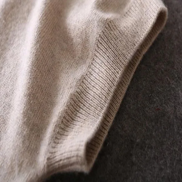 Женский кашемировый пуловер с круглым вырезом коротким рукавом летучая мышь |