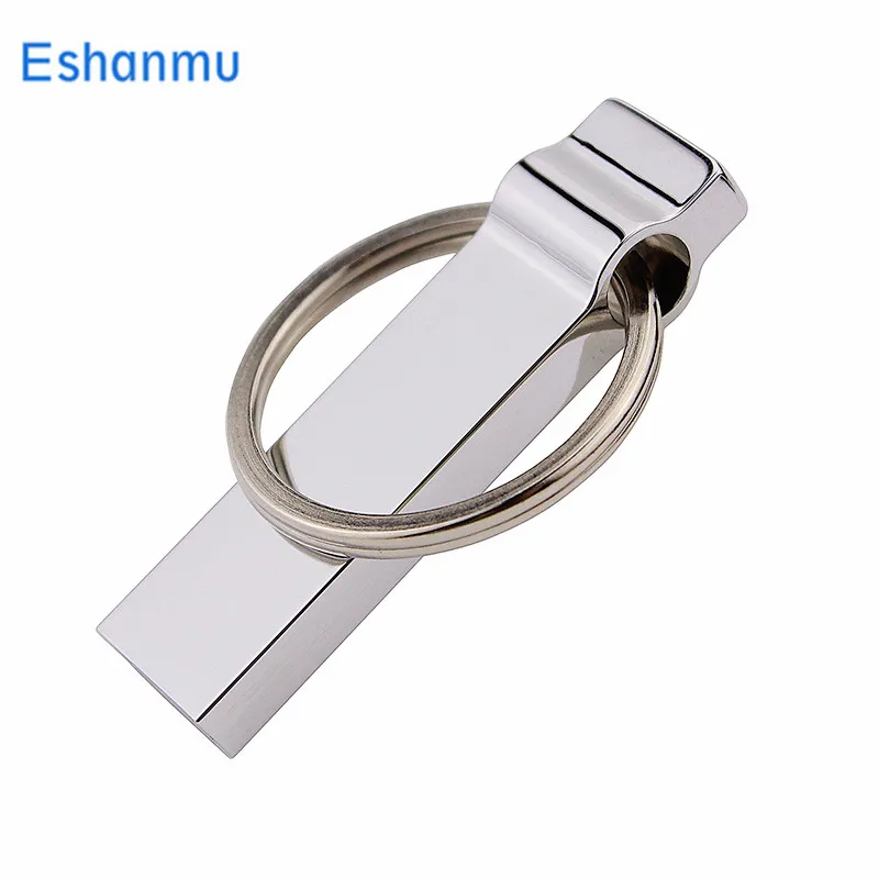 Металлическая usb-флешка Eshanmu с бесплатным логотипом на заказ флэш-накопитель 2 ГБ 4