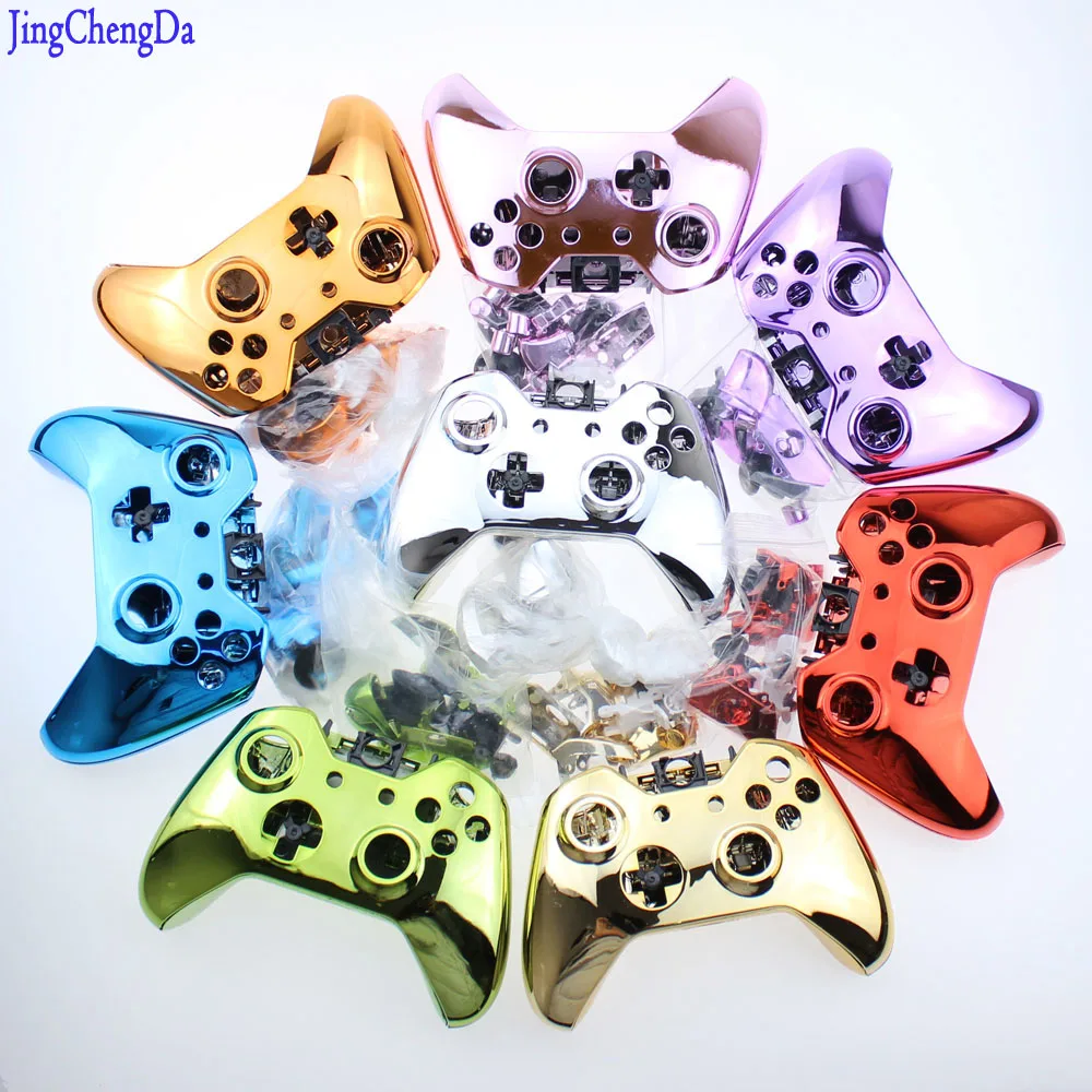 Для Xbox Один Bluetooth геймпад металлизированные полный Корпус Оболочка Чехол