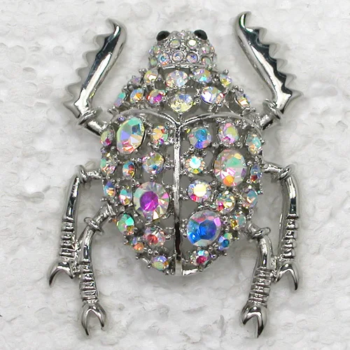 

Clear AB Rhinestone brooch Bugs Pin brooches C2027 F