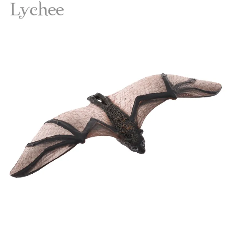 Lychee имитация жизни летучая мышь миниатюрные фигурки животных сказочное