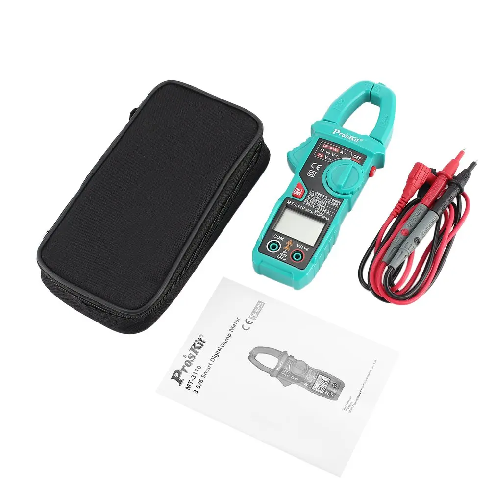 Pro'skit MT-3110 интеллектуальные клещи двойной экран цифровой дисплей мультиметр