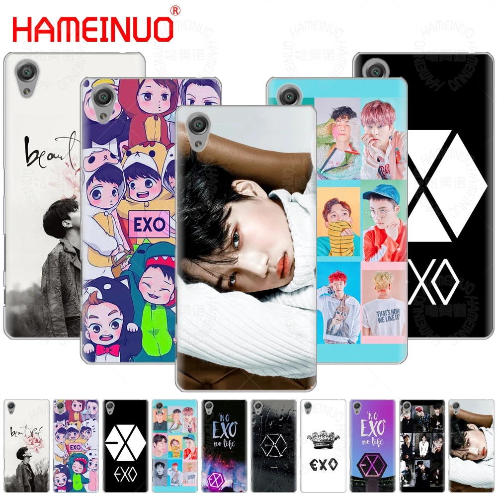 HAMEINUO Kpop exo чехол на удачу для телефона sony xperia C6 XA1 XA2 XA ULTRA X XP L1 L2 XZ1 compact XR/XZ