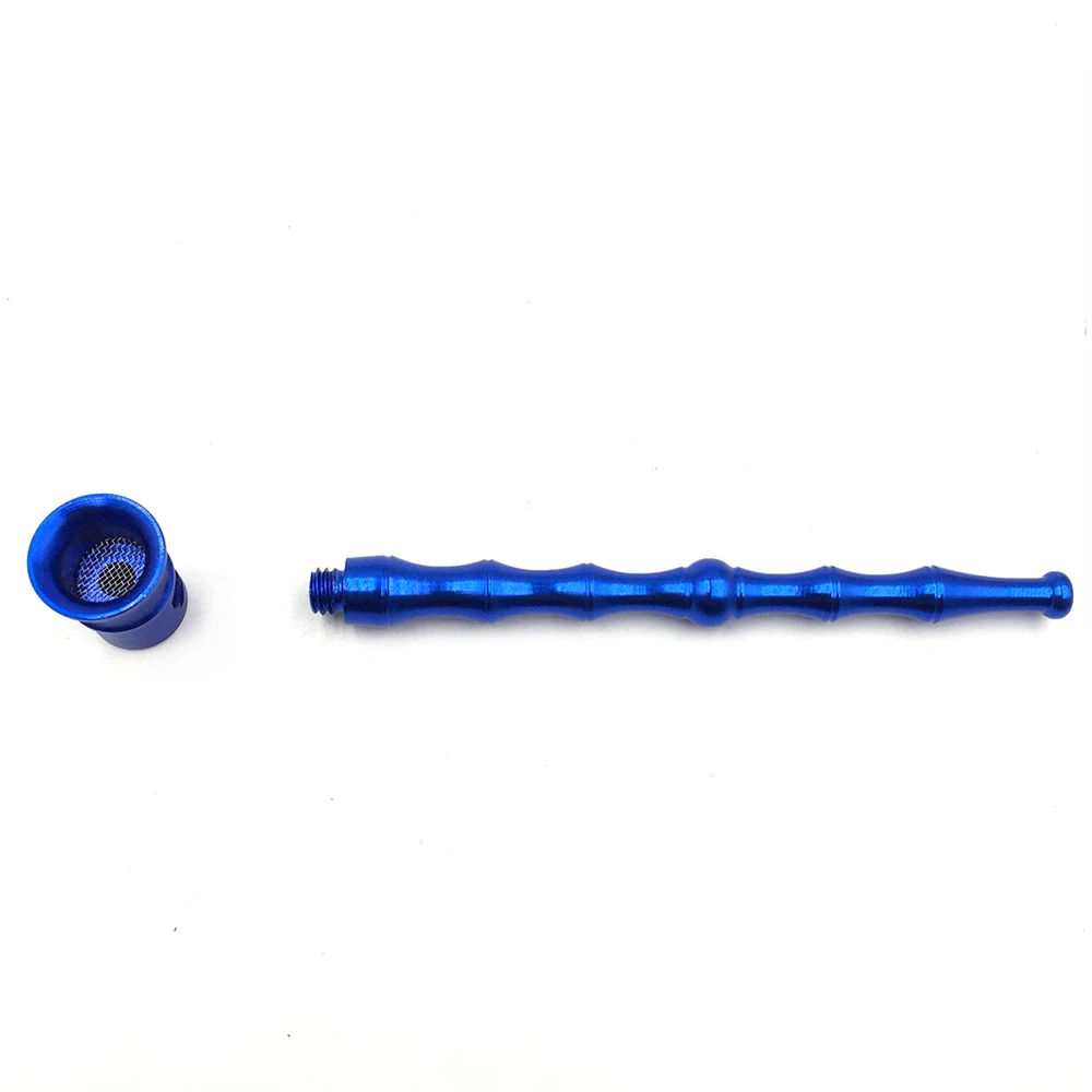 Small Bamboo Tobacco Stems Smok Metal Pipes Portable Creative Smoking Pipe Herb Gifts Grinder Smoke | Дом и сад
