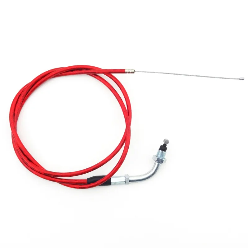 XLJOY 51 &quotГазовый трос дроссельной заслонки красный твист для 49cc 50cc 60cc 80cc