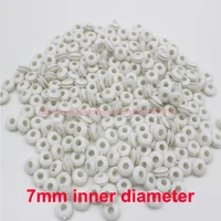 7mm inner diameter white rubber cable seal wire hole grommet ring