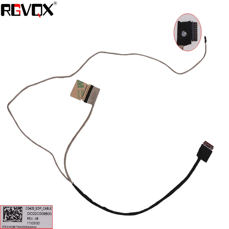 

Новый кабель для ноутбука Lenovo IdeaPad 110-14IBR 110-14 30Pin AINP2 PN:DC02C009B00 ремонтный кабель для ноутбука LCD LVDS