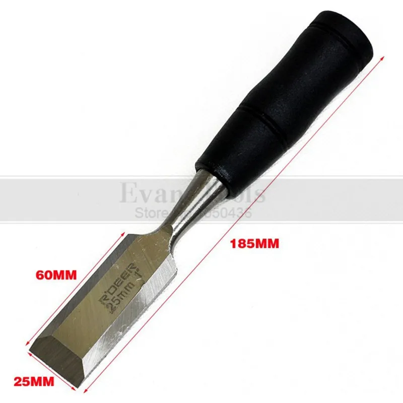 RDEER 4 шт. изделия из дерева долото 1 ''/3/4''/1/2 ''/1/ 4 ''Короткая Ручка Straight долото хвост с заклепками резьба по дереву резчики деревянные инструменты