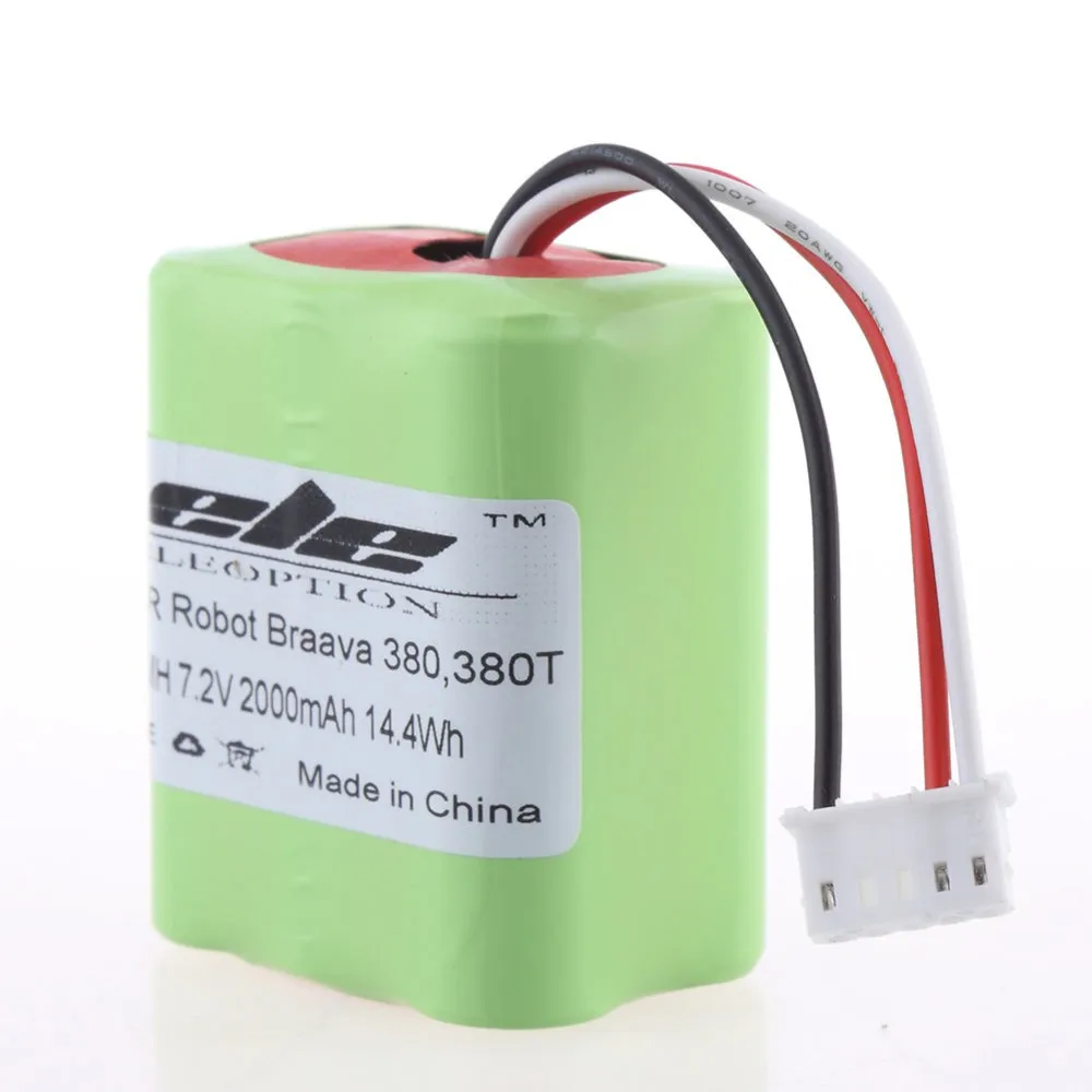 Новый Eleoption 2.5Ah 2500mAh Ni MH 7 2 V аккумуляторная батарея для iRobot Roomba Braava 380 380T Вольт|battery