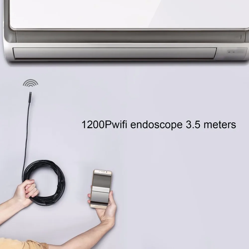 HD Wifi миниатюрная камера-эндоскоп мини водостойкая Инспекционная камера 8 мм USB эндоскоп бороскоп IOS эндоскоп ForAndroid для ПК IOS