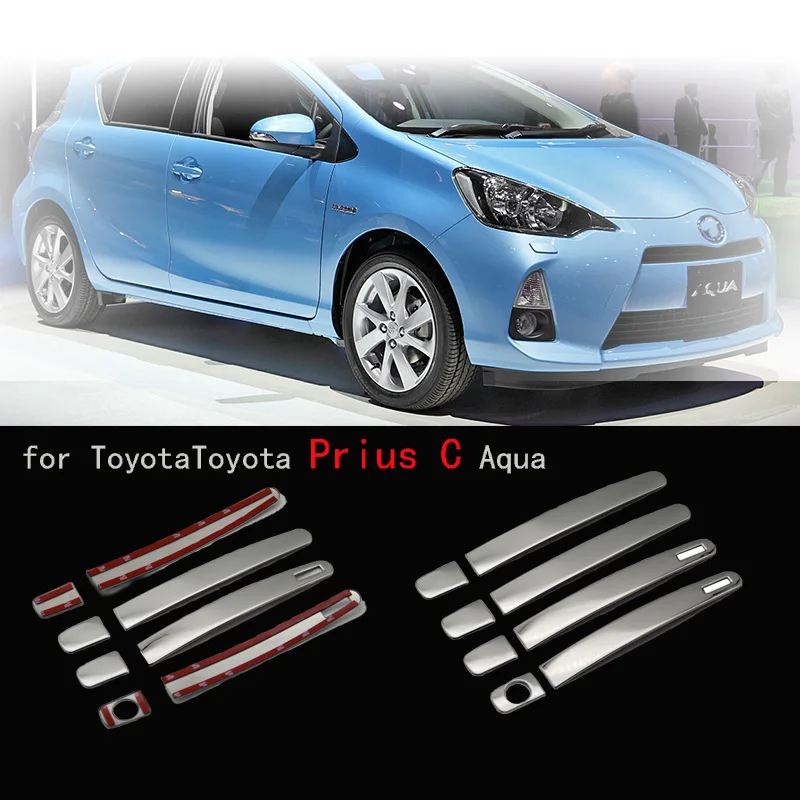 Накладка на дверную ручку автомобиля хромированная декоративная наклейка из