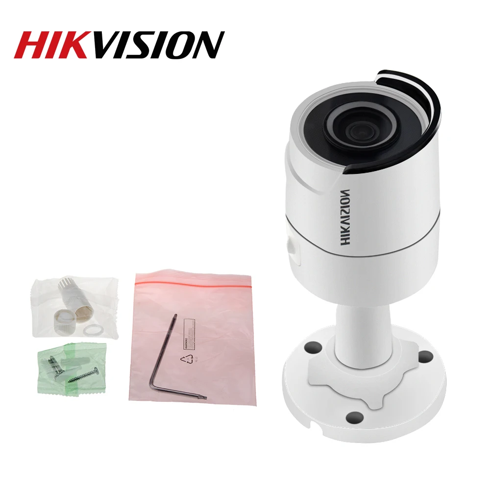 Hikvision DS 2CD2045FWD I POE камера видеонаблюдения 4MP ИК Сетевая купольная 30 м IR IP67 H.265 + слот