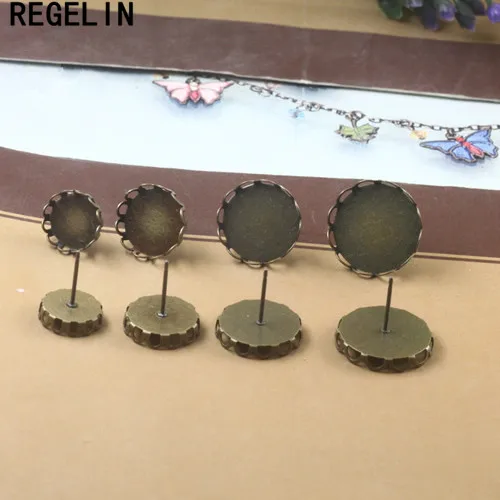 REGELIN кружевные круглые блестящие Параметры 20 шт. 10/12/14/16 мм DIY ювелирные изделия|diy