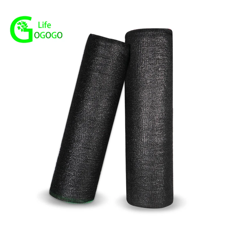 HDPE анти УФ Солнцезащитная сетка 6 Pin 95% 98% степень затенения утолщение Шифрование