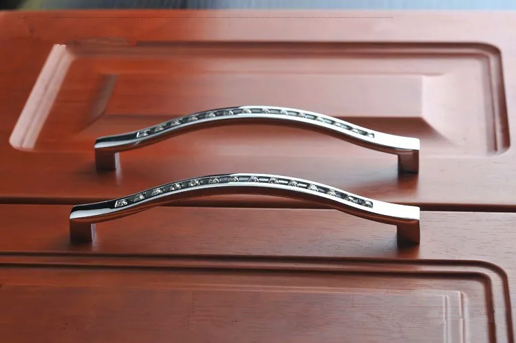 Хрустальные Ручки кухонного шкафа цинковые ручки из сплава|drawer pulls|crystal handlecrystal