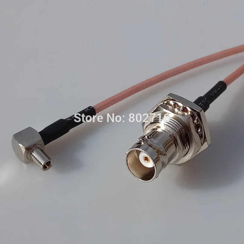 1 шт. BNC Гнездо для TS9 правый угол Штекер кабель RG316 Pigtail к Разъем RF коаксиальный