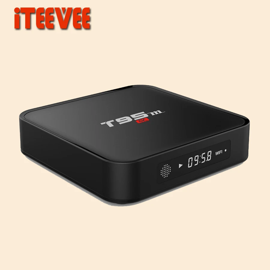 T95M Смарт ТВ Box Amlogic S905X 4 ядра 64Bit Android 6 0 4K HD Media Player Декодер каналов кабельного