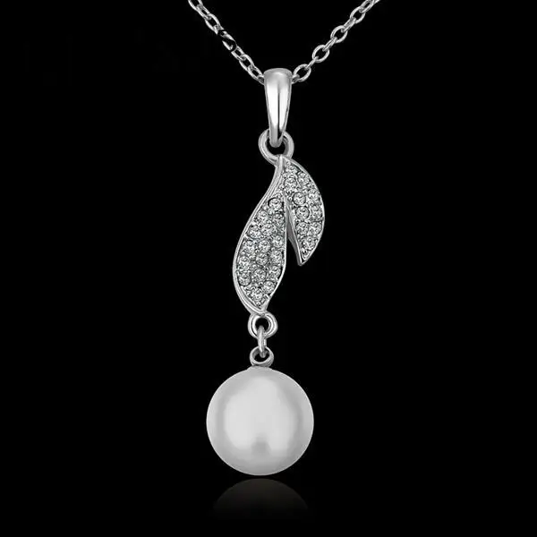 Elegant Simulated Pearl Necklace Long Beaded Pendant Wedding Women Costume Accessories Jewelry Party Gift N672 | Украшения и
