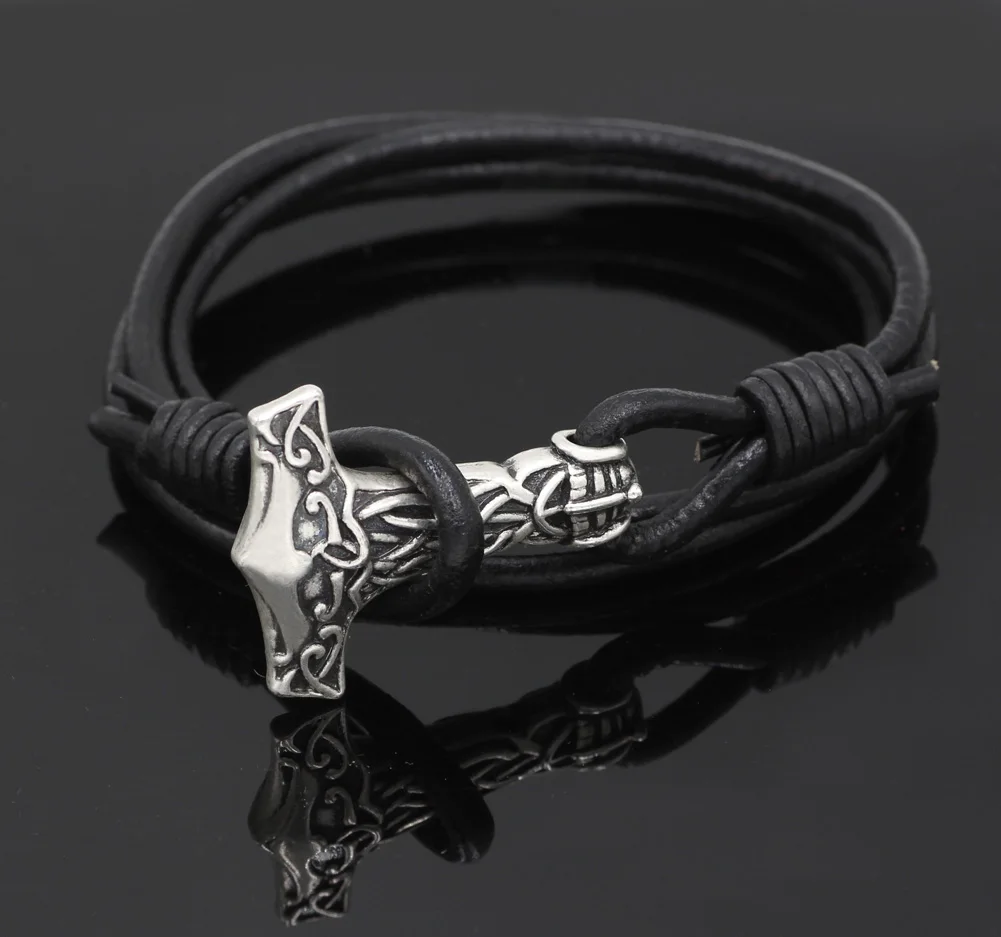 Мужской элегантный браслет Thor Celtic Irish Knot Hammer|hammer bracelet|bracelet braceletelegant bracelet |