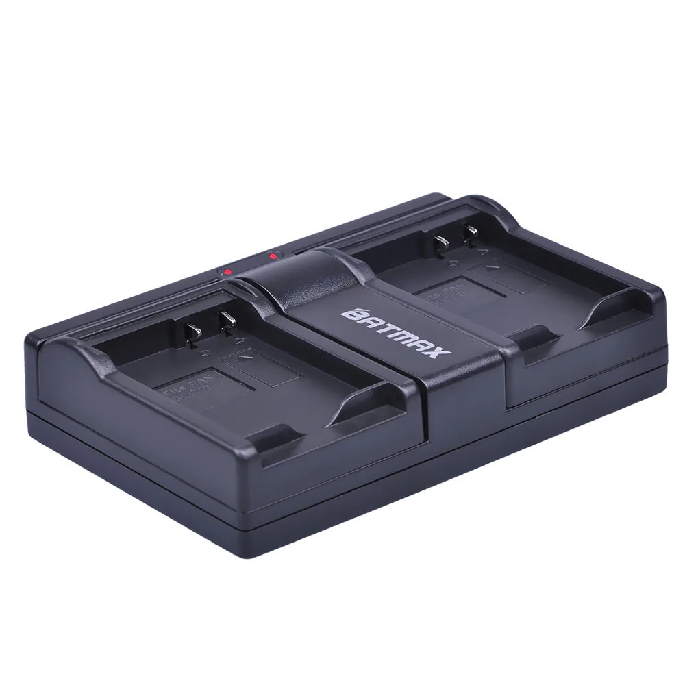 Batmax DMW BLC12 dmw blc12e двойное зарядное устройство USB для Panasonic BLC12E BLC12PP FZ200|Зарядные