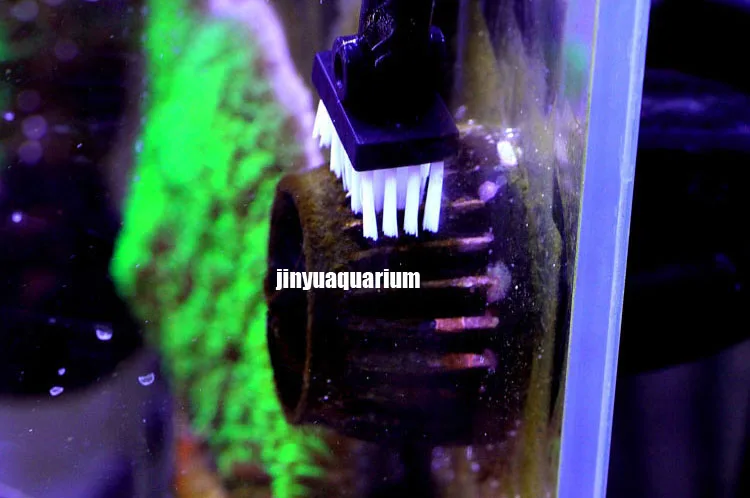 Удаление водорослей Очищающая щетка для стирания водяное растение аквариума