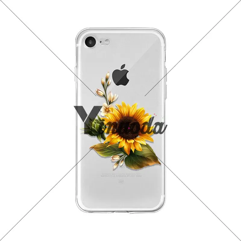 Мягкий силиконовый прозрачный чехол Yinuoda для iPhone 8 7 6 6S Plus 5 5S SE XR X XS