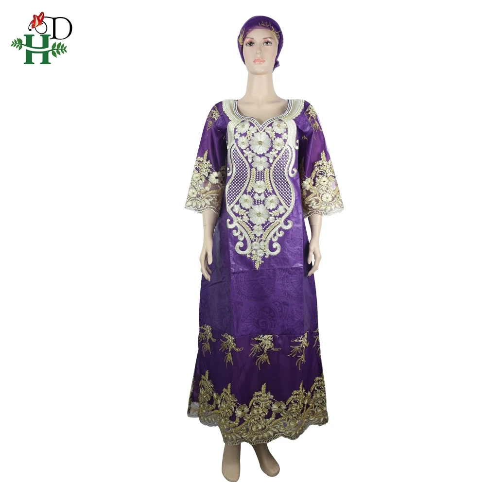 Женская одежда H & D в африканском стиле кружевные платья Дамская vestido накидка на