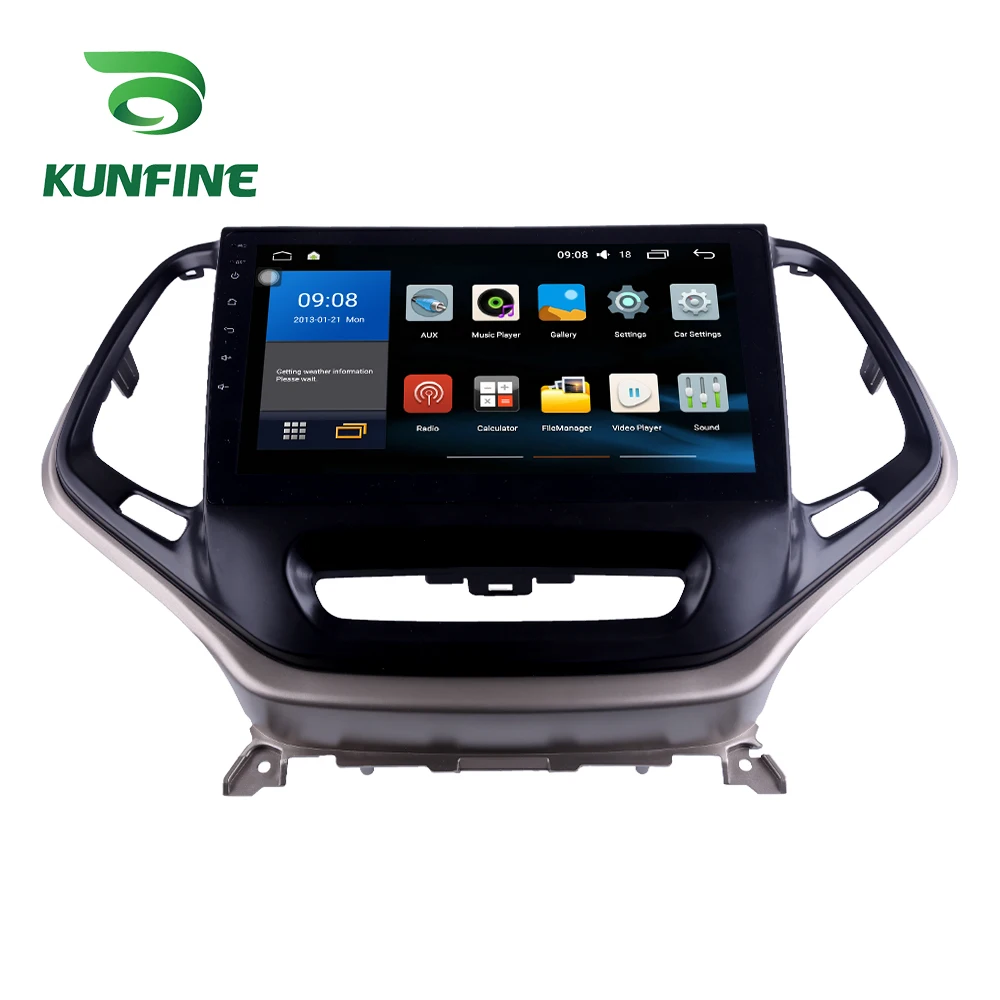 Автомобильный стерео для Jeep Cherokee2015 2019Octa Core 1024*600 Android 10 0 автомобильный DVD GPS