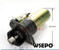 oem quality electric start motor9 teeth gear for r185r190 4 stroke small water cooled diesel engine