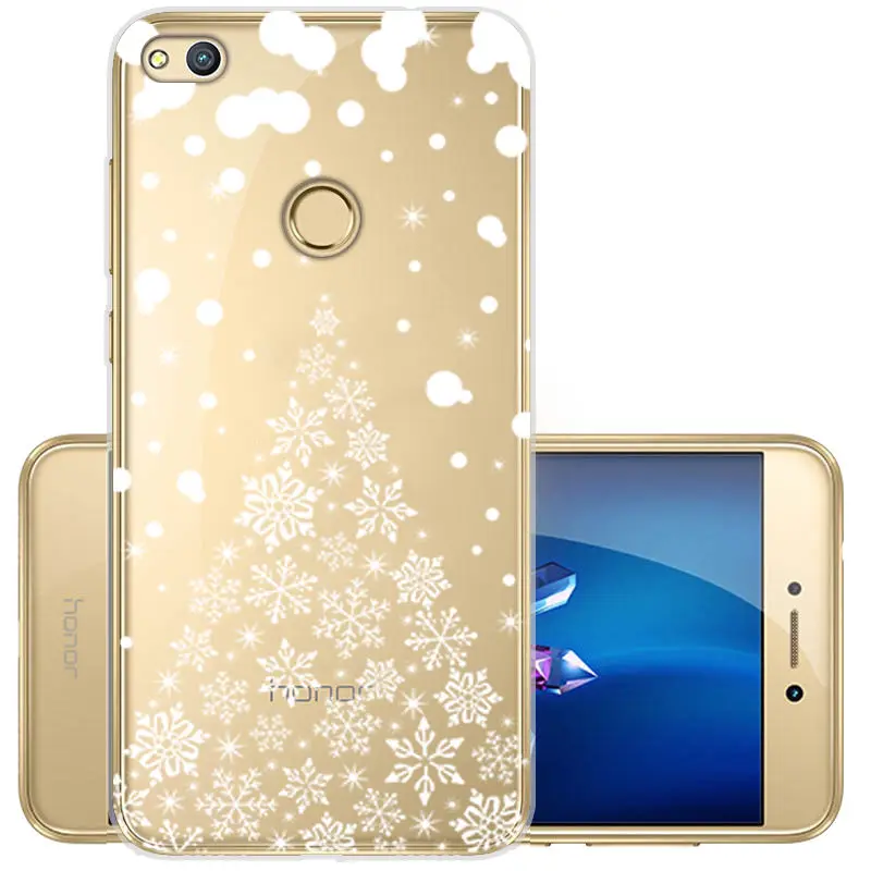 Окрашенный Мягкий ТПУ чехол для Huawei P8 P9 Lite 2017 прозрачный силиконовый Y5 Y6 P Smart Honor 10
